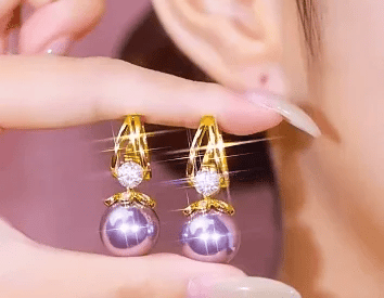 PENDIENTES COLGANTES HUGGIES BRILLANTES