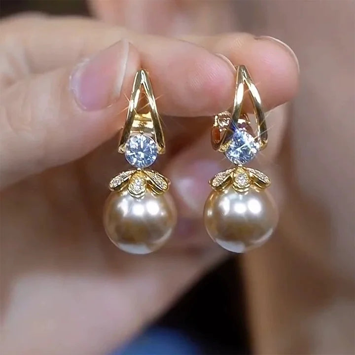 PENDIENTES COLGANTES HUGGIES BRILLANTES