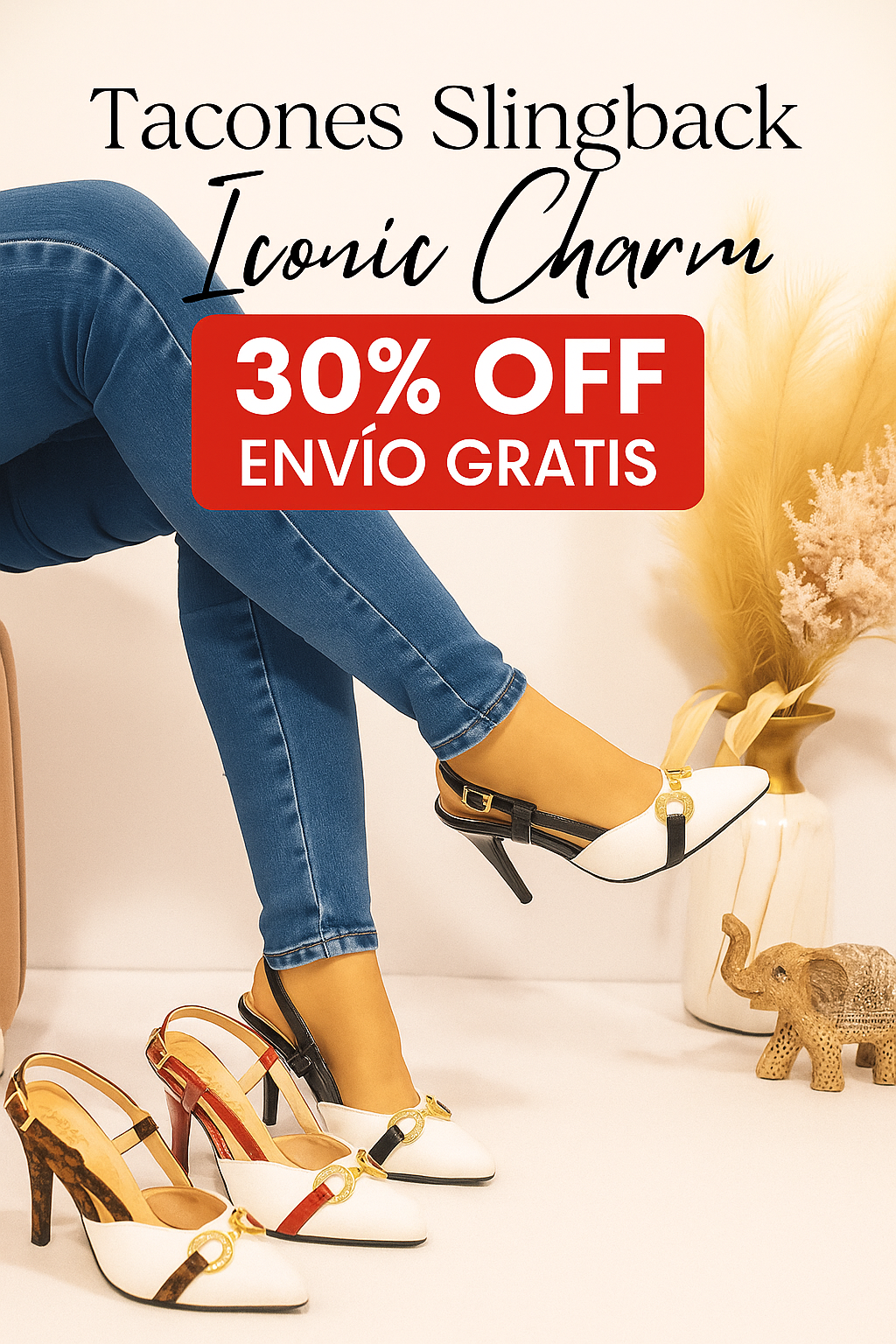 ✨Tacones Elegantes Slingback ✨Luce sofisticada y cómoda en cada paso con nuestros tacones ergonómicos