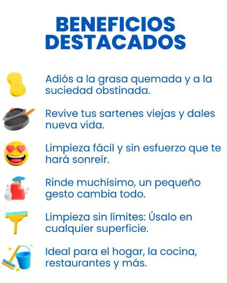 ✨ Desengrasante en Polvo – Limpiador Ultrapotente 🧼🔥