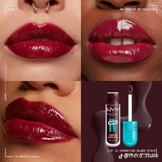 💖LIPS GLOSS NYX🌸Hidratación y brillo que enamoran💖