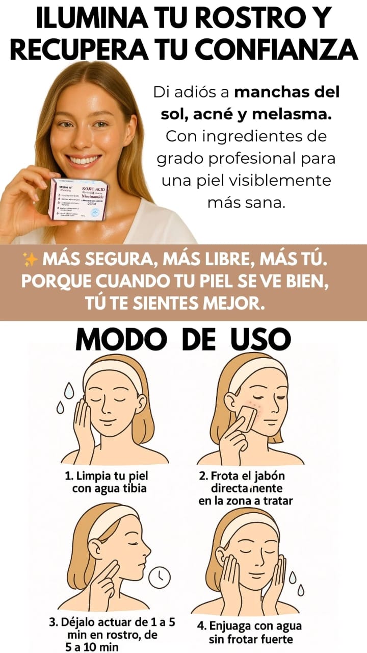 🌿✨JABON DE CURCURMA🌿Ilumina tu piel de forma natural 🌿✨