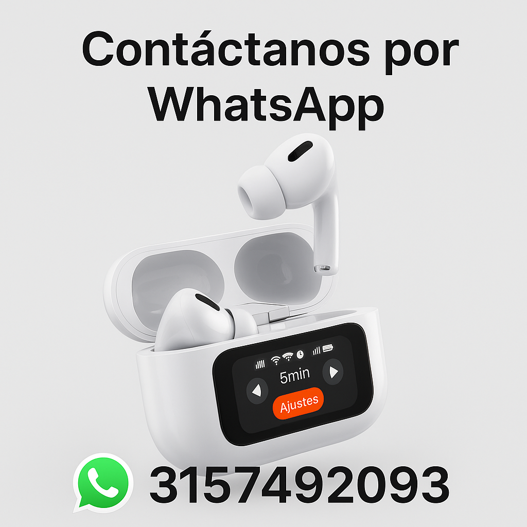 audífonos inalámbricos bluetooth a9pro con pantalla táctil✨ Tecnología que se escucha, comodidad que se siente 🛋️🔊