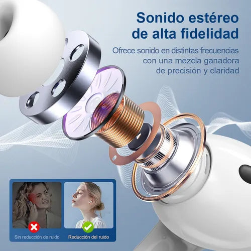 audífonos inalámbricos bluetooth a9pro con pantalla táctil✨ Tecnología que se escucha, comodidad que se siente 🛋️🔊
