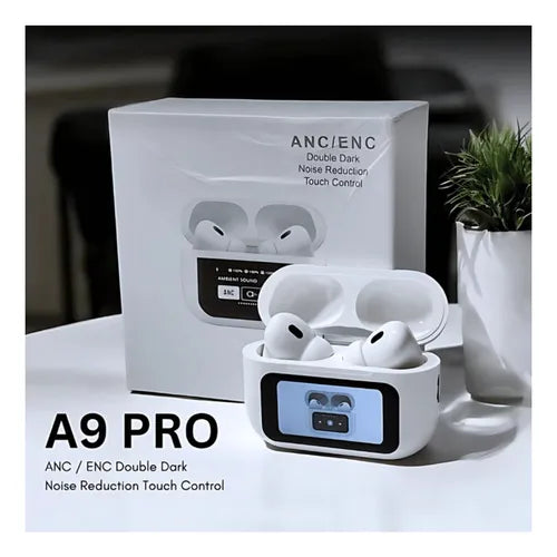 audífonos inalámbricos bluetooth a9pro con pantalla táctil✨ Tecnología que se escucha, comodidad que se siente 🛋️🔊