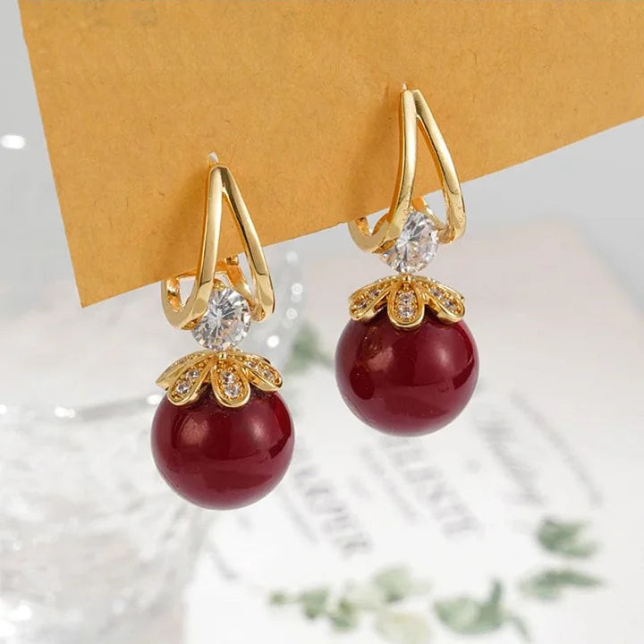 PENDIENTES COLGANTES HUGGIES BRILLANTES