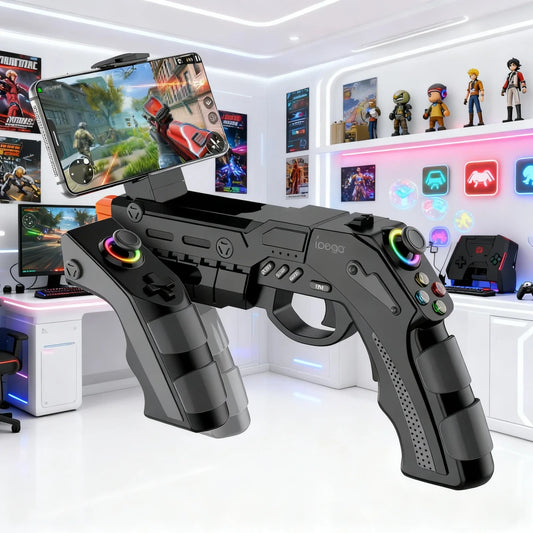 Pistola de Juegos Inalámbrica RGB
