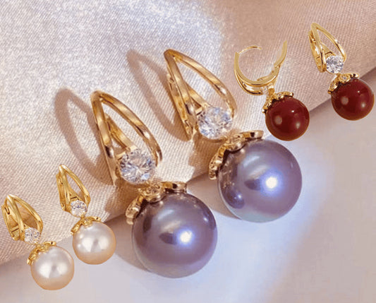 PENDIENTES COLGANTES HUGGIES BRILLANTES