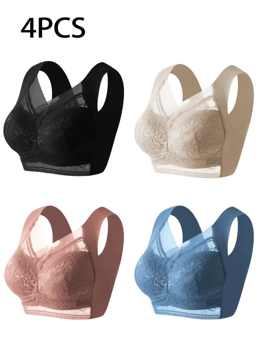 🌸 Bralette de Encaje Premium – Comodidad y Estilo 🌸¡Luce única, sensual y segura en todo momento!