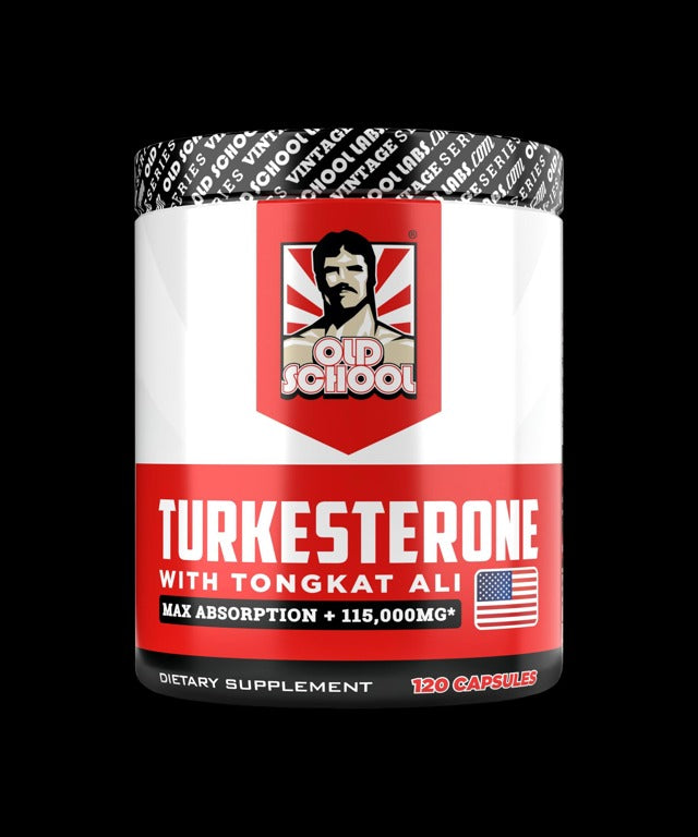 🦬Old School Labs Turkesterona Con Tongkat Ali Para Fuerza y Rendimiento 🦬- 120 Cápsulas