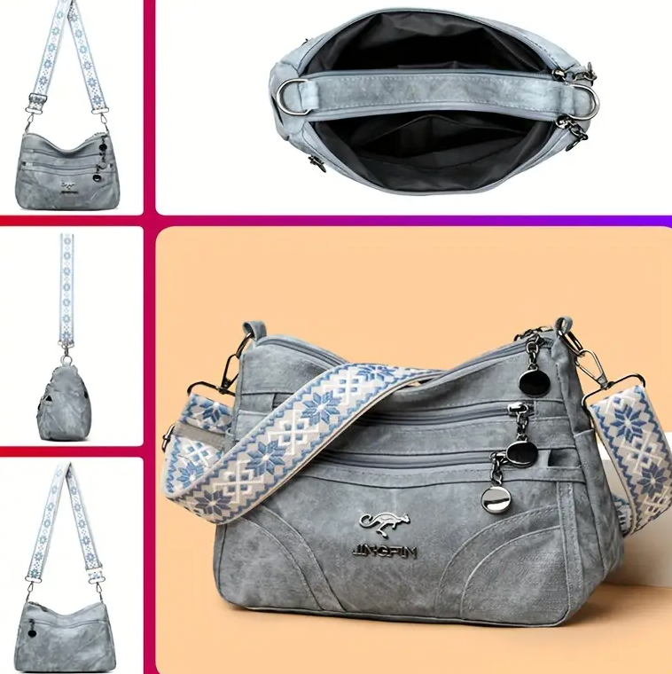👜 Bolso Bandolera Casual y Versátil para Mujer – Estilo y Comodidad para Cada Día🌟