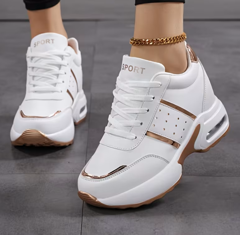 🔥Zapatilla Negra Luxury Sport👟El toque de lujo que tus pasos merecen✨