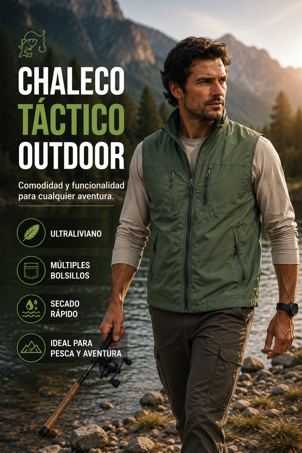 Chaleco Outdoor Táctico