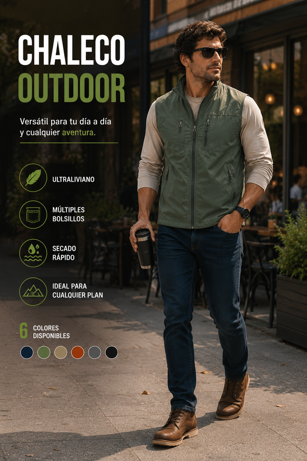 Chaleco Outdoor Táctico