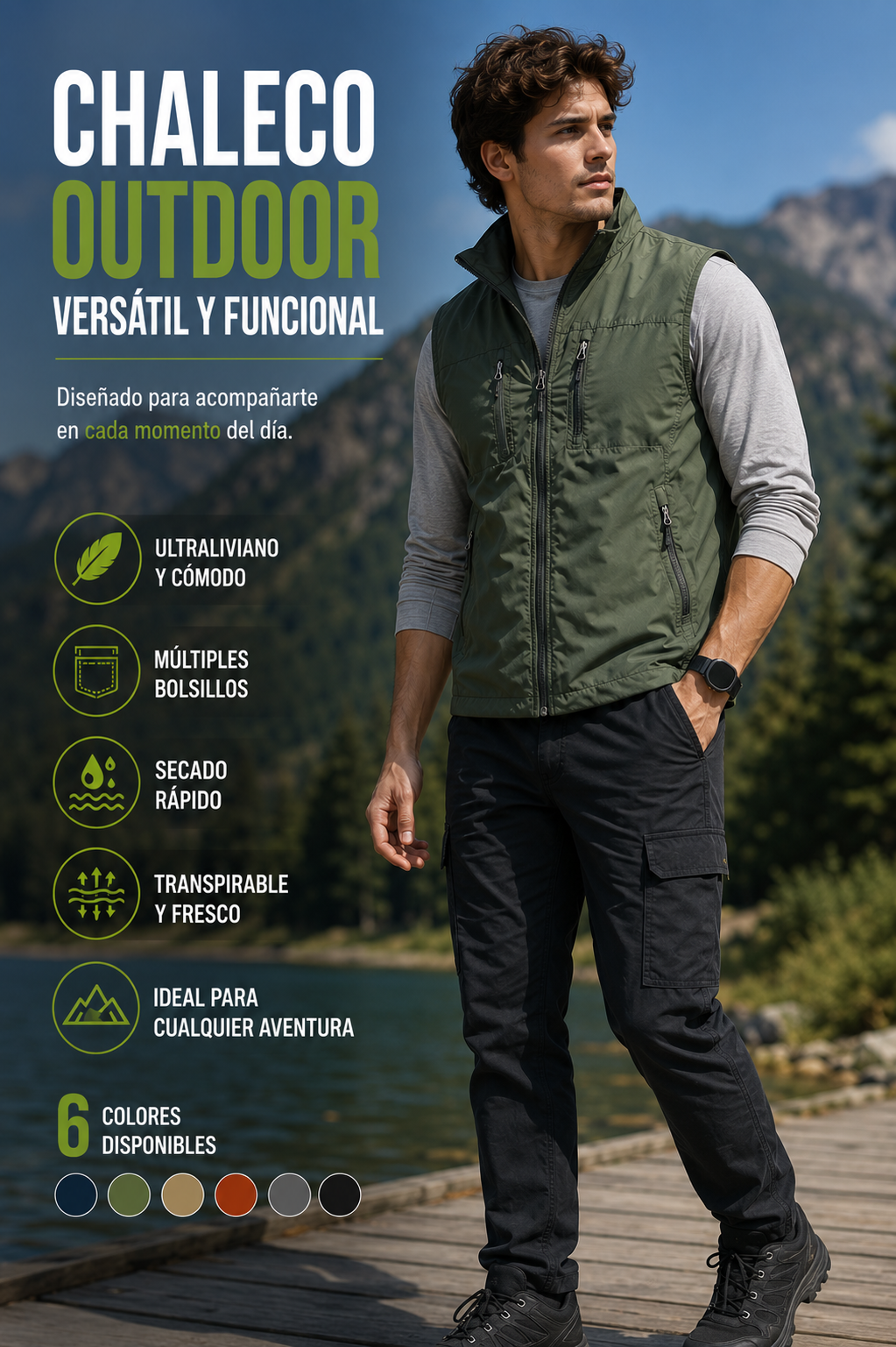 Chaleco Outdoor Táctico