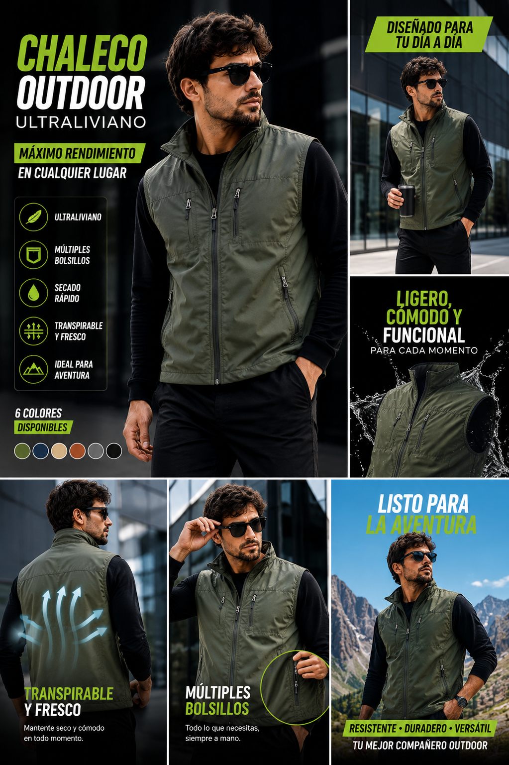 Chaleco Outdoor Táctico