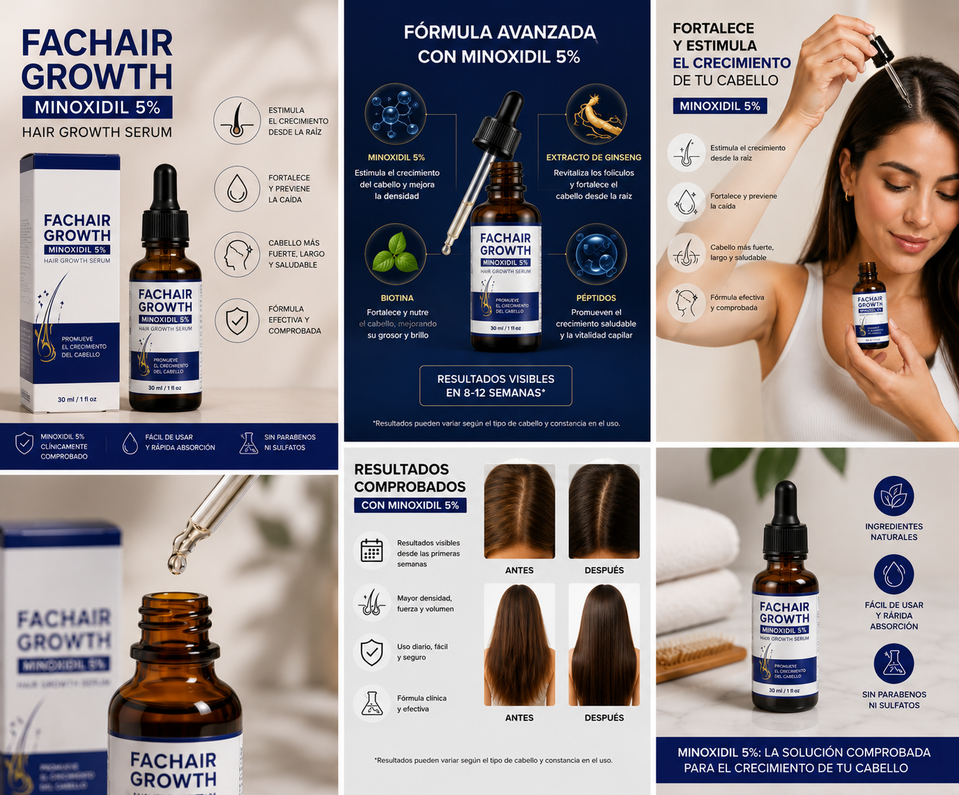 🔥Serum de crecimiento capilar🔥FACHAIR GROWTH🔥