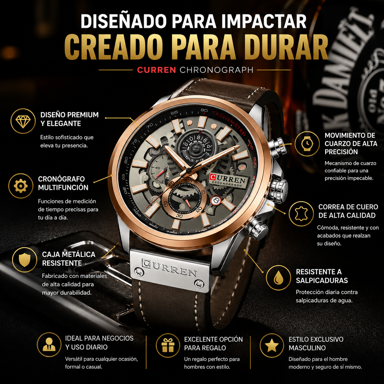 👑Reloj curren Prestige⌚El tiempo refleja quién eres⌚