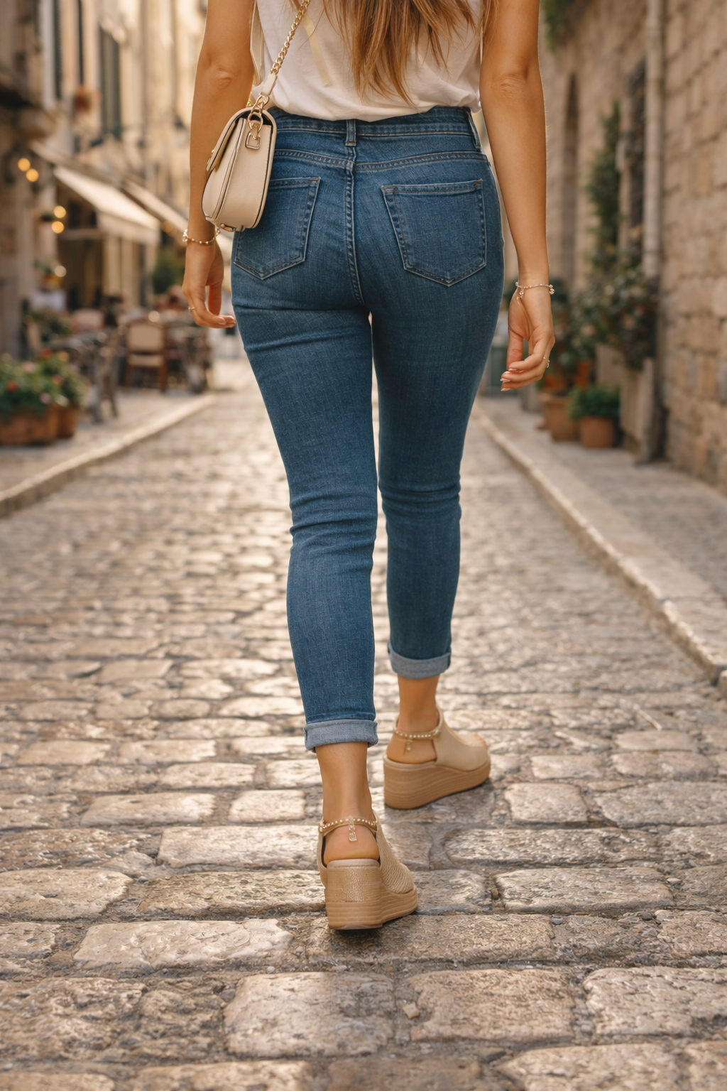 ⚡Sandalias Plataforma Confort Elegance🤍Altura perfecta, confort absoluto ✨