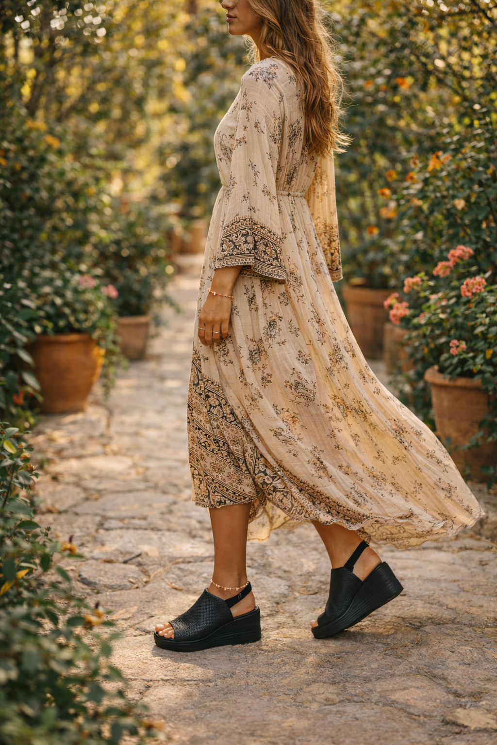 ⚡Sandalias Plataforma Confort Elegance🤍Altura perfecta, confort absoluto ✨