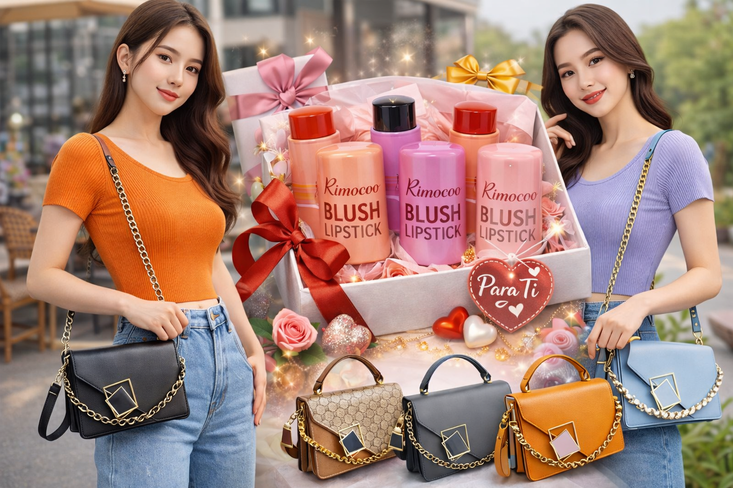 ✨Royal chic edition👜✨ Tu look completo,con regalo incluido🎁💄