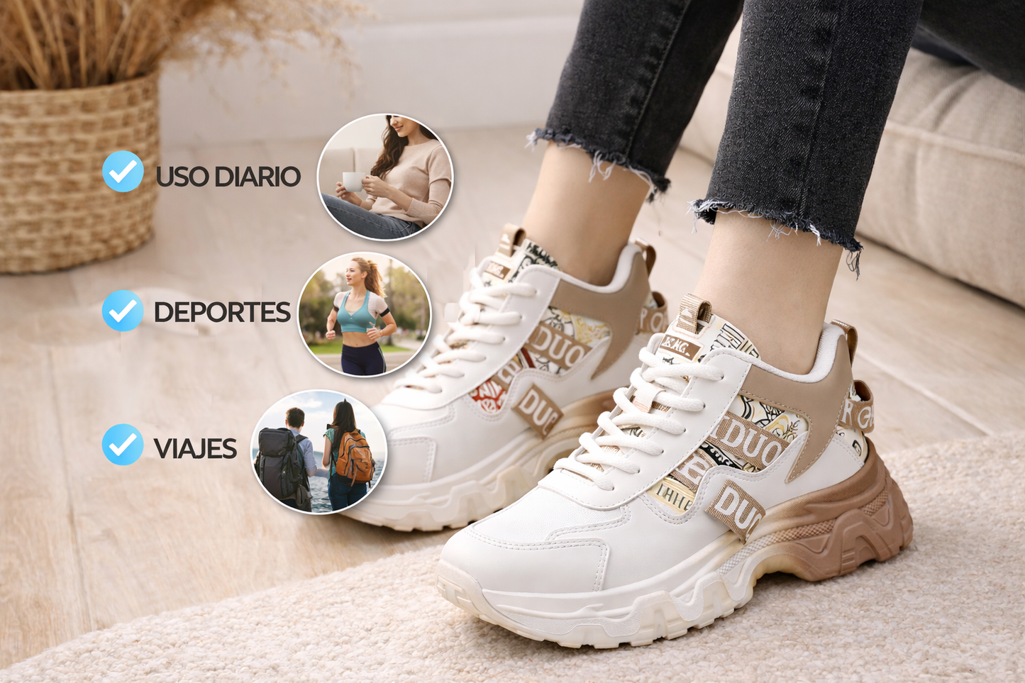 👟 NovaRush Duo 💎 El tenis que convierte cualquier look en tendencia