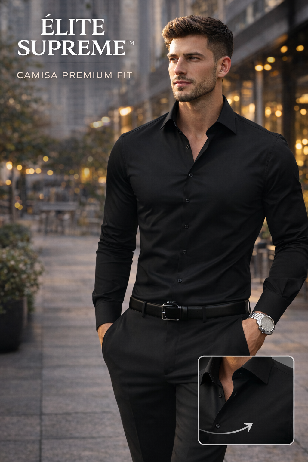 👔Camiseta ÉLITE SUPREME™✨Precisión en cada detalle