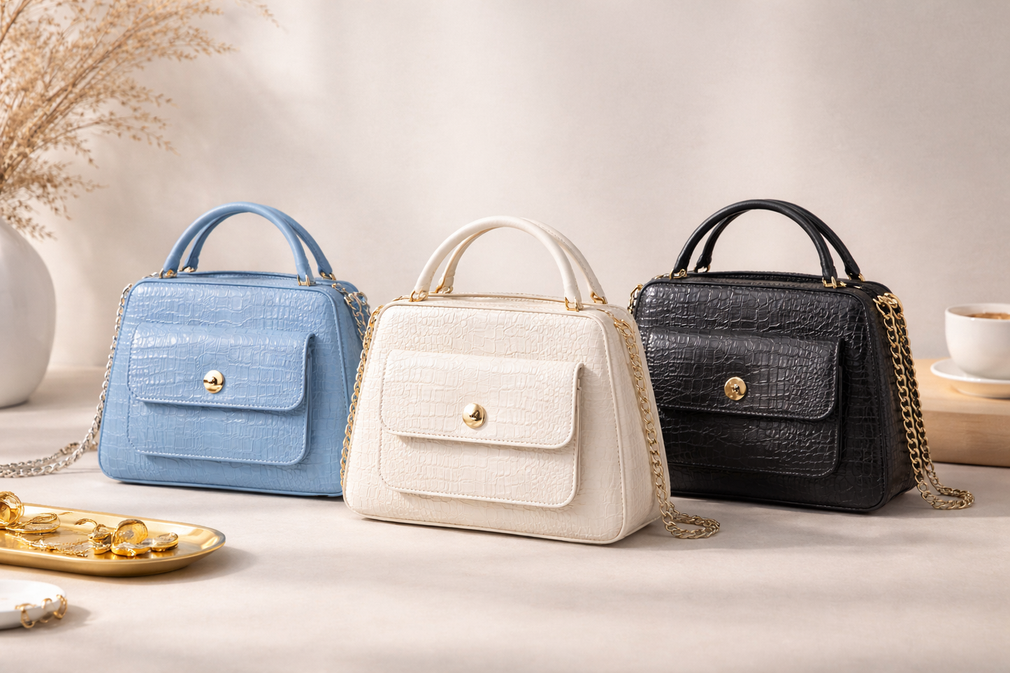 👜 Bolso Elegante Texturizado – Estilo, Funcionalidad y Sofisticación