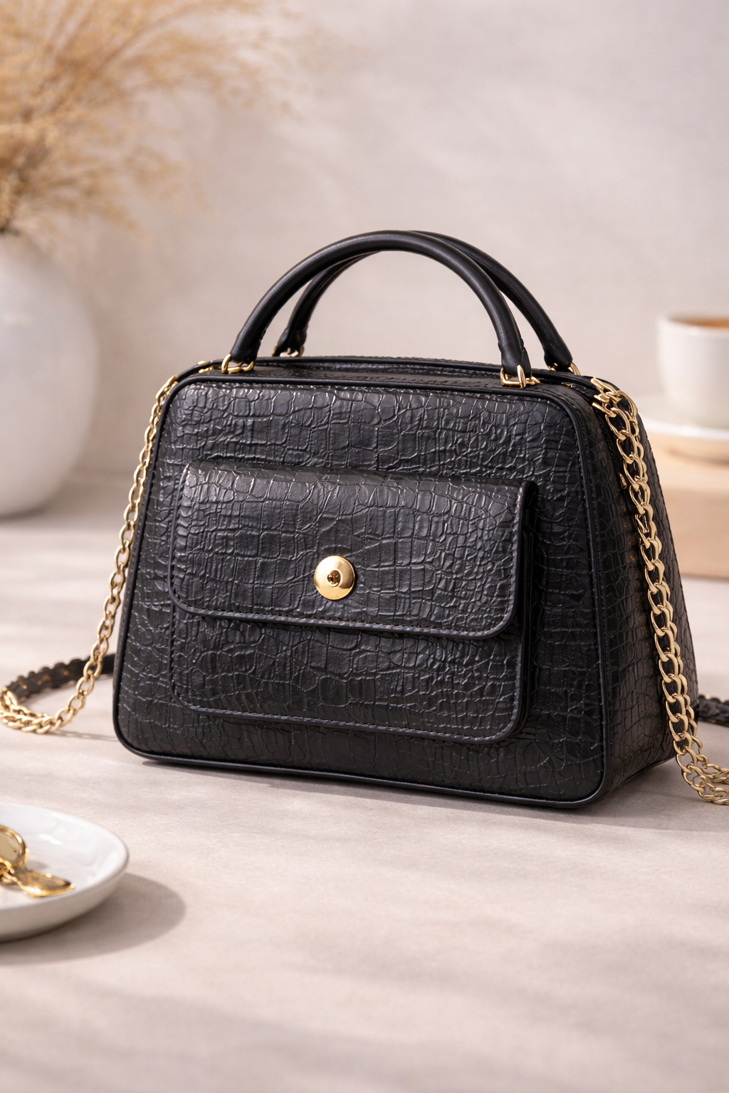 👜 Bolso Elegante Texturizado – Estilo, Funcionalidad y Sofisticación
