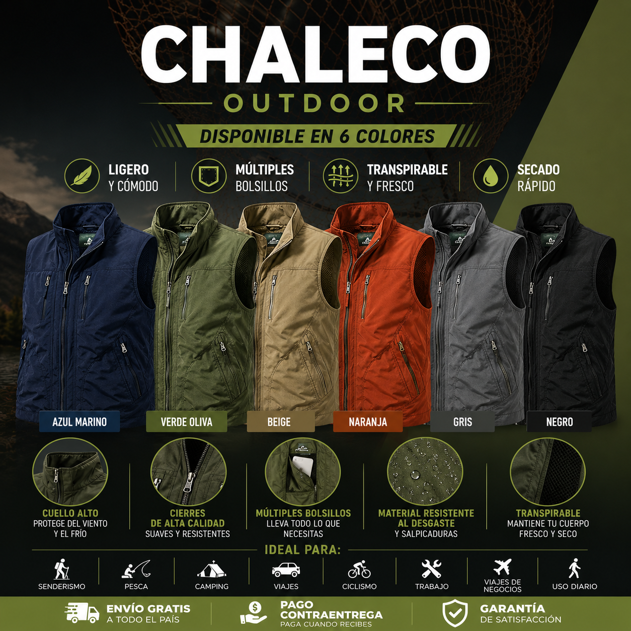 Chaleco Outdoor Táctico