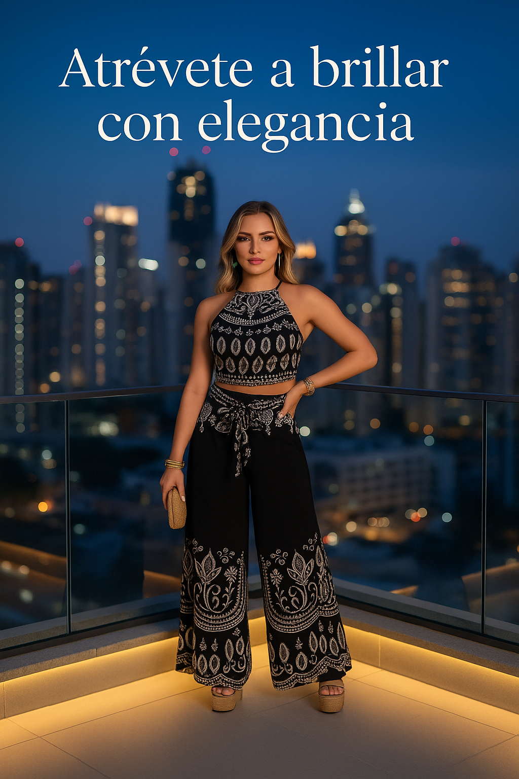 🌴 Conjunto de 2 Piezas “Sahara” – Elegancia y Frescura en un Solo Look✨