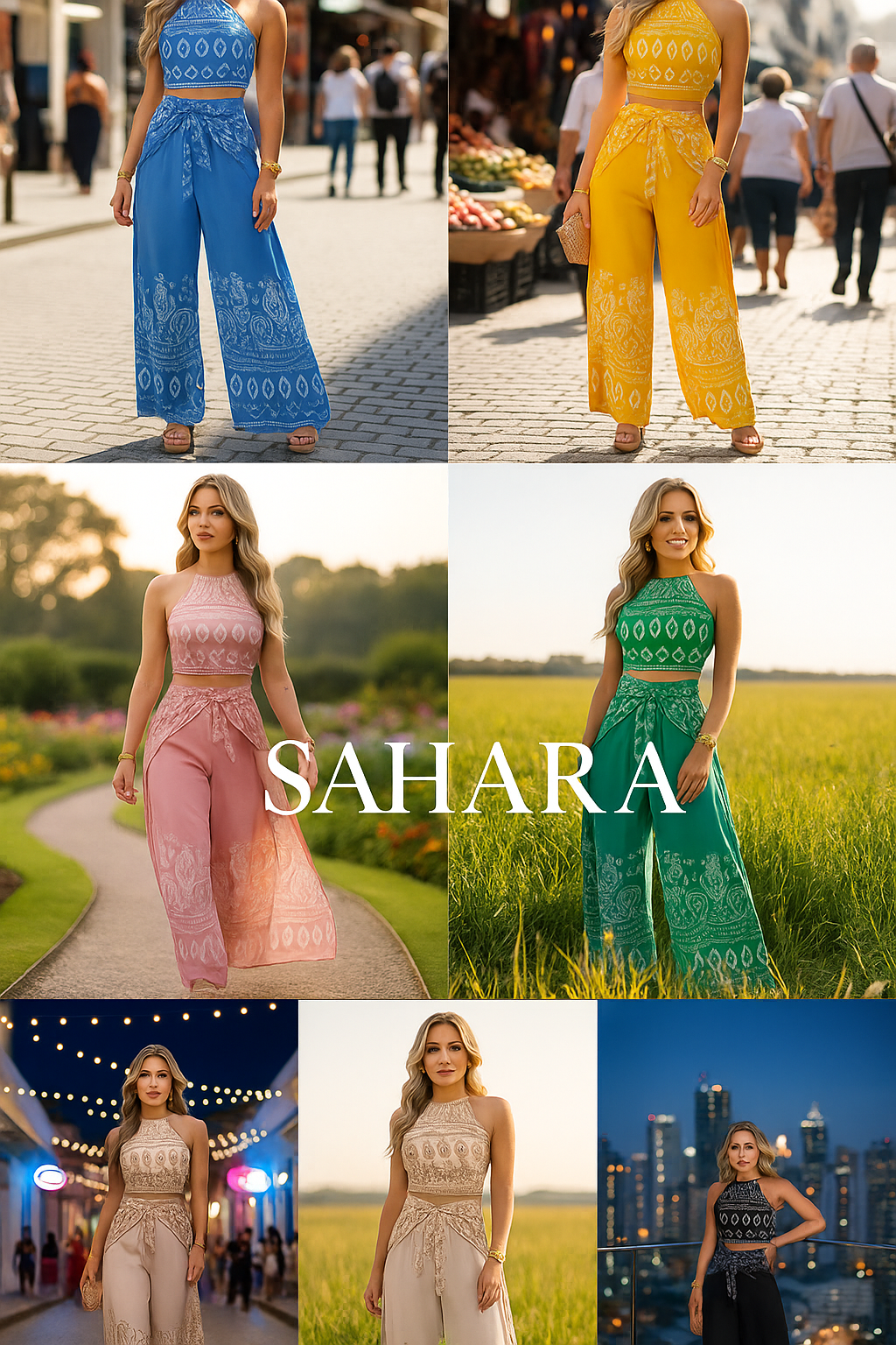 🌴 Conjunto de 2 Piezas “Sahara” – Elegancia y Frescura en un Solo Look✨