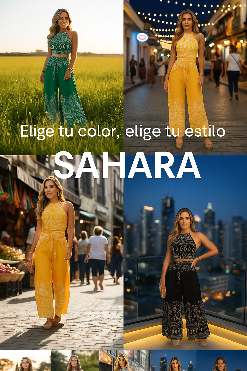 🌴 Conjunto de 2 Piezas “Sahara” – Elegancia y Frescura en un Solo Look✨