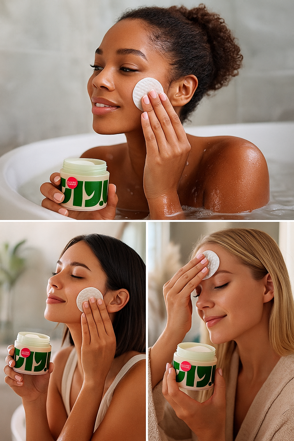 🌿Almohadillas Limpiadoras y Renovadoras de la Piel 💚 Una piel limpia, fresca y luminosa en solo segundos✨