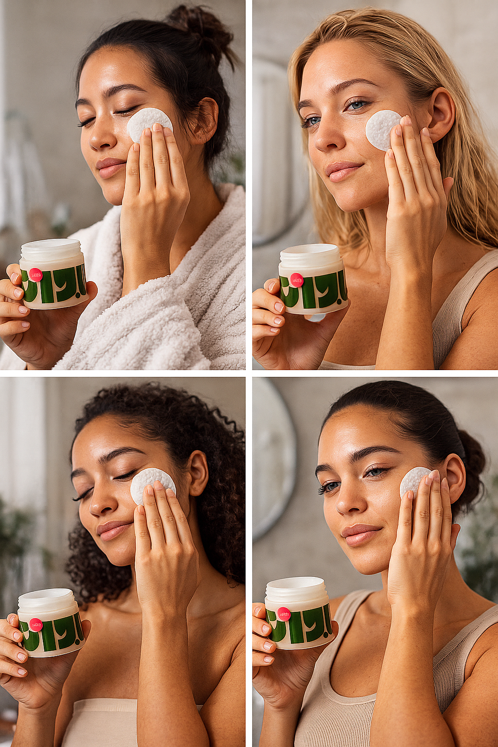 🌿Almohadillas Limpiadoras y Renovadoras de la Piel 💚 Una piel limpia, fresca y luminosa en solo segundos✨