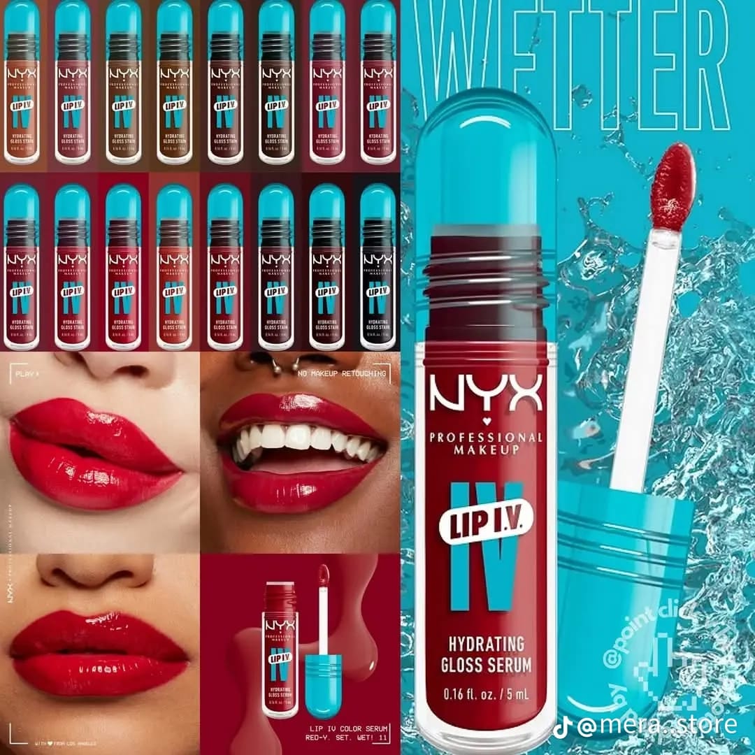 💖LIPS GLOSS NYX🌸Hidratación y brillo que enamoran💖