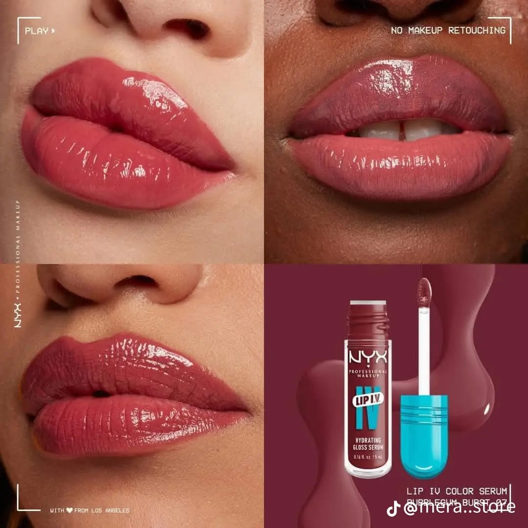 💖LIPS GLOSS NYX🌸Hidratación y brillo que enamoran💖
