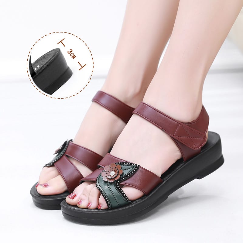 🌸 Sandalias Ortopédicas Mujer con Diseño Artesanal y Detalles Florales 🌸