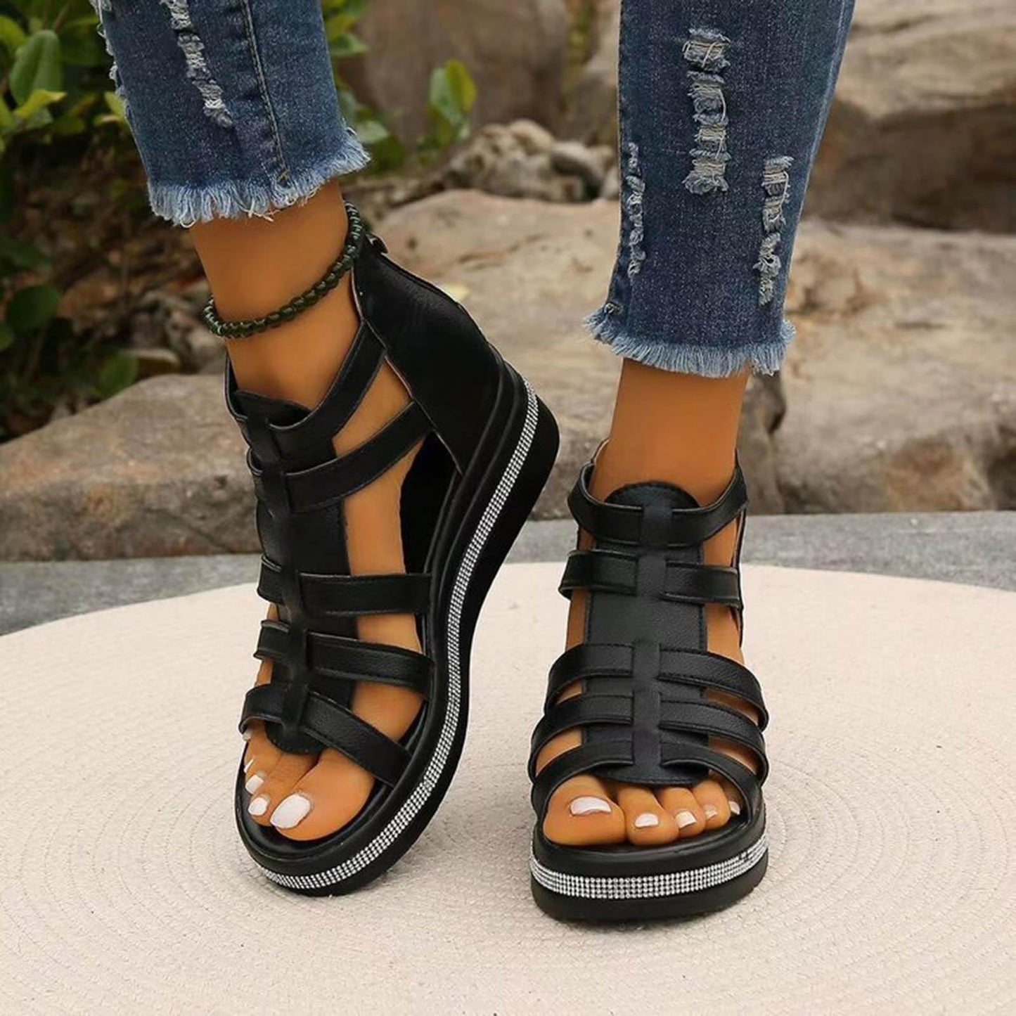 👡SANDALIA ORTOPEDICA DE PLATAFORMA SERENITY ✨pasos tranquilos, sin dolor y con estilo🌿