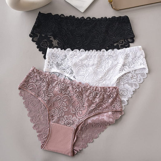 🔥Cacheteros en Encaje charlote💝Seducción, Comodidad y Estilo en un Solo Diseño 🌸