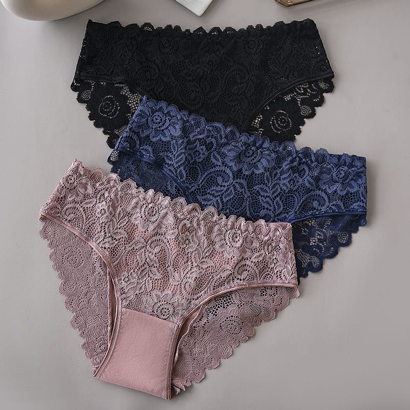 🔥Cacheteros en Encaje charlote💝Seducción, Comodidad y Estilo en un Solo Diseño 🌸