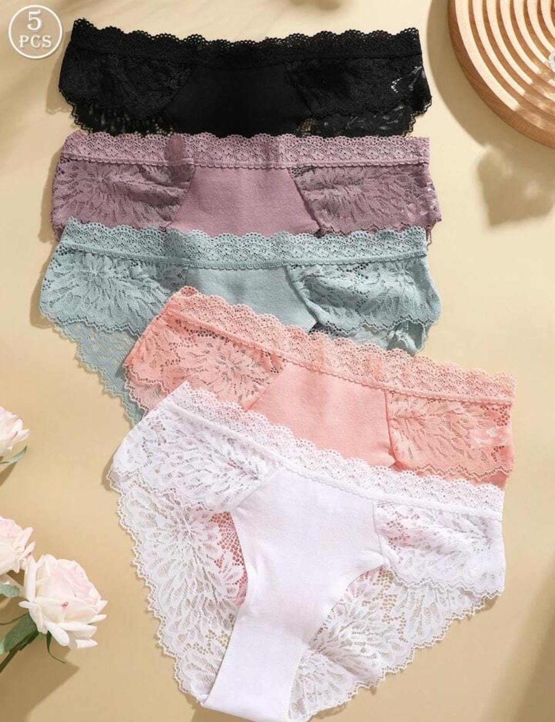 🔥Cacheteros en Encaje charlote💝Seducción, Comodidad y Estilo en un Solo Diseño 🌸