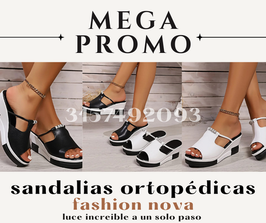 👣sandalias ortopédicas fashion nova ✨Eleva tu estilo, cuida tus pasos👡