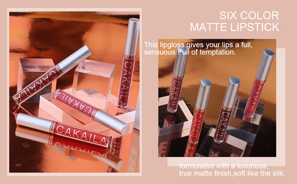 💋SET LABIALES MATE CAKAILA 💄